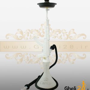 فروش قلیان طرح کلاش سفید مدرن قلی20