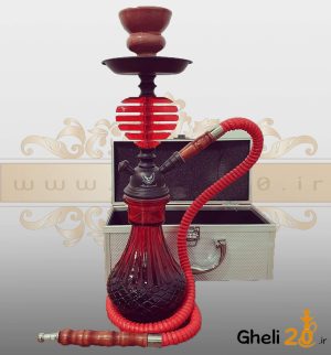 خرید قیمت فروش قلیان کیفی ارزان کوچک معتمد قلی 20 خرید قلیان کیفی کوچک ارزان قرمز قلبی قلی 20