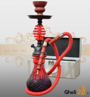 خرید قیمت فروش قلیان کیفی ارزان قرمز معتمد قلی 20 خرید قلیان کیفی ارزان قرمز معتمد قلی 20