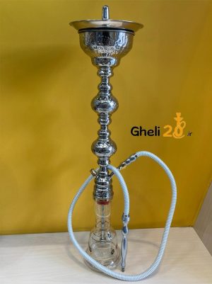 ff4d6602-a9fc-47a2-b623-a2ea3fb26791 | قلیان عربی خلیج 2 قپه نقره ای