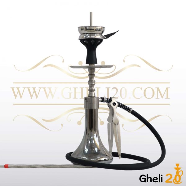 خرید فروش قیمت قلیان قلیون کرنو kerno کوتاه کروم