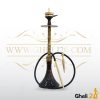 خرید فروش قلیون قلیان مدرن فانتزی طلایی تنگ مشکی