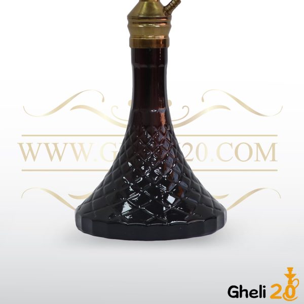 خرید فروش قلیون قلیان مدرن فانتزی طلایی تنگ مشکی