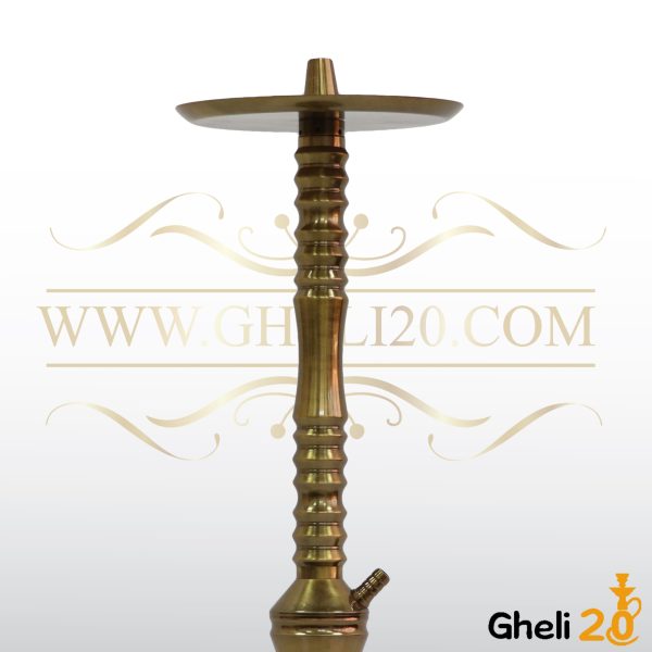 خرید فروش قلیون قلیان مدرن فانتزی طلایی تنگ مشکی