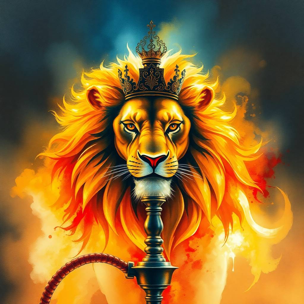 قلیان قلیون لاین کینگ با بهترین کیفیت و طراحی lion king