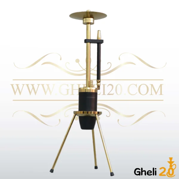 خرید فروش قیمت قلیان قلیون وارداتی لاکچری 3پایه مشکی طلایی خرید فروش قیمت قلیان قلیون وارداتی لاکچری 3پایه مشکی طلایی