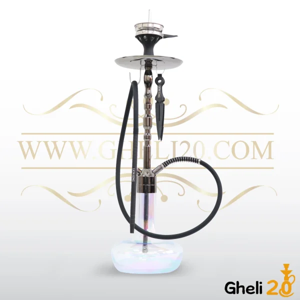 خرید قلیان قلیون لاین کینگ شمش استیل خالص تنگ شفاف