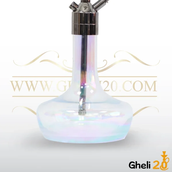 خرید قلیان قلیون لاین کینگ شمش استیل خالص تنگ شفاف