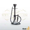 خرید قلیون قلیان مشکی وارداتی Alfe Shisha تنگ طرح دار 