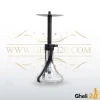 خرید قلیون قلیان مشکی وارداتی Alfe Shisha تنگ طرح دار 