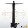 خرید قلیون قلیان مشکی وارداتی Alfe Shisha تنگ طرح دار 