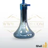 خرید فروش قلیان کرنو تمام آبی کوتاه سوپاپ مخفی تنگ کروم