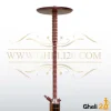 خرید فروش قیمت قلیان بلند قلیون لاین کینگ بدنه رنگ رزگلد شمش استیل خالص تنگ ابروباد