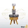 خرید فروش قیمت قلیون قلیان وارداتی لاکچری و فانتزی اصلی تنه چوب درجه 1 تنگ کروم پایه دار