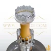 خرید فروش قیمت قلیون قلیان وارداتی لاکچری و فانتزی اصلی تنه چوب درجه 1 تنگ کروم پایه دار
